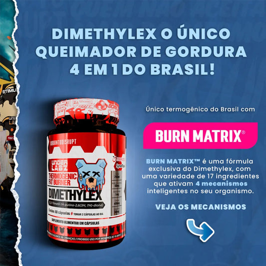 Dimethylex Termogênico Emagrecedor Underlabz Envio Full Sem Sabor