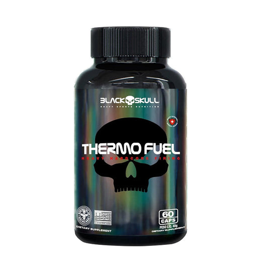 Thermo Fuel 60 Capsulas - Black Skull Sabor Sem sabor
