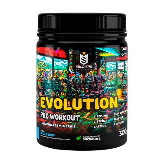 Pré-Treino Evolution Workout 300g Termogênico Soldiers Nutrition