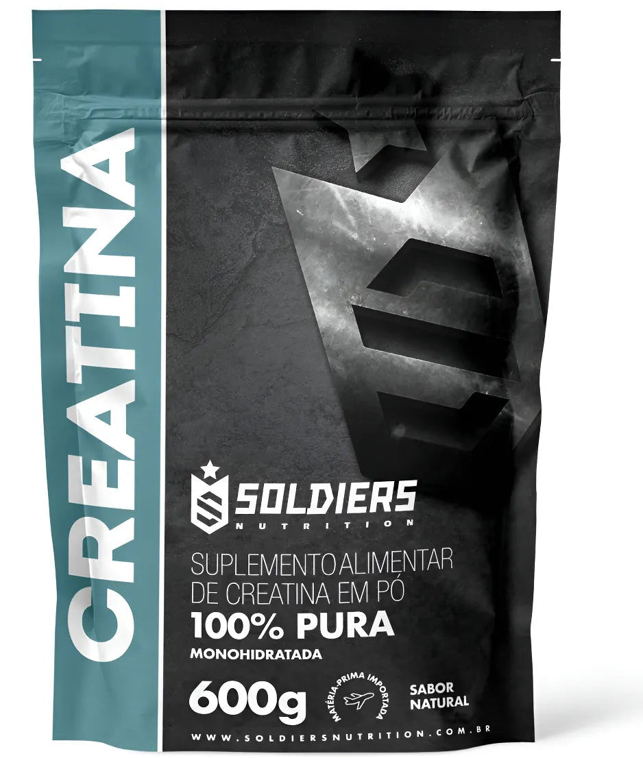 Creatina Monohidratada 1Kg Soldiers Nutrition 100% Pura