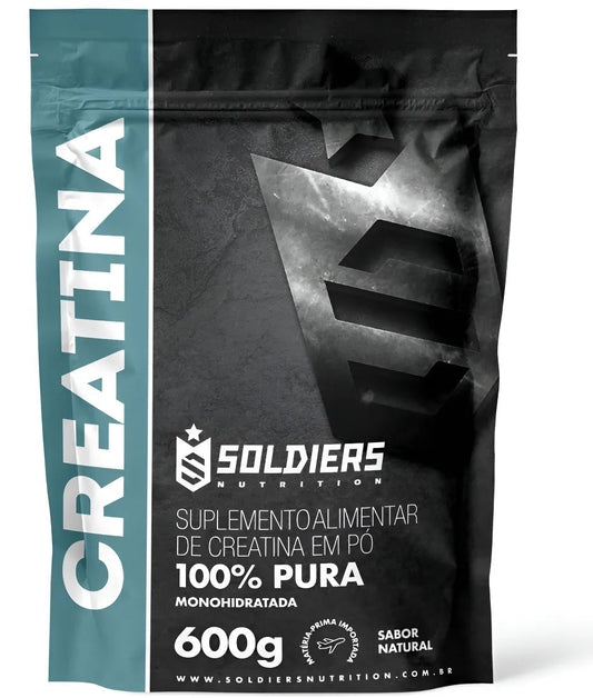 Creatina Monohidratada 1Kg Soldiers Nutrition 100% Pura