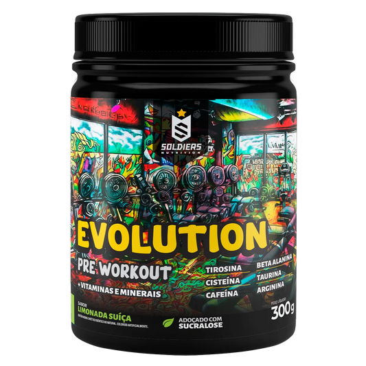Pré-Treino Evolution Workout 300g Termogênico Soldiers Nutrition