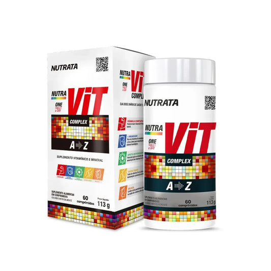 Nutravit Complex Multivitaminico A Z - 60 Caps Nutrata Sabor Sem sabor